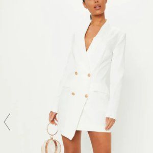 Pretty Little Things White Blazer Dress